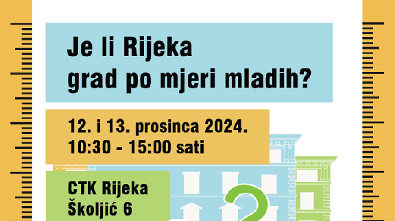 Pozivamo te na završnu konferenciju projekta "Grad po mjeri mladih"